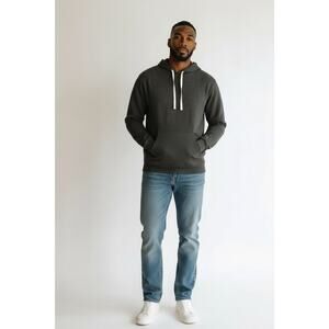 Travis Mathew Coastal Cloud Hoodie Charcoal Gray Pullover Sweatshirt Golf 2XL